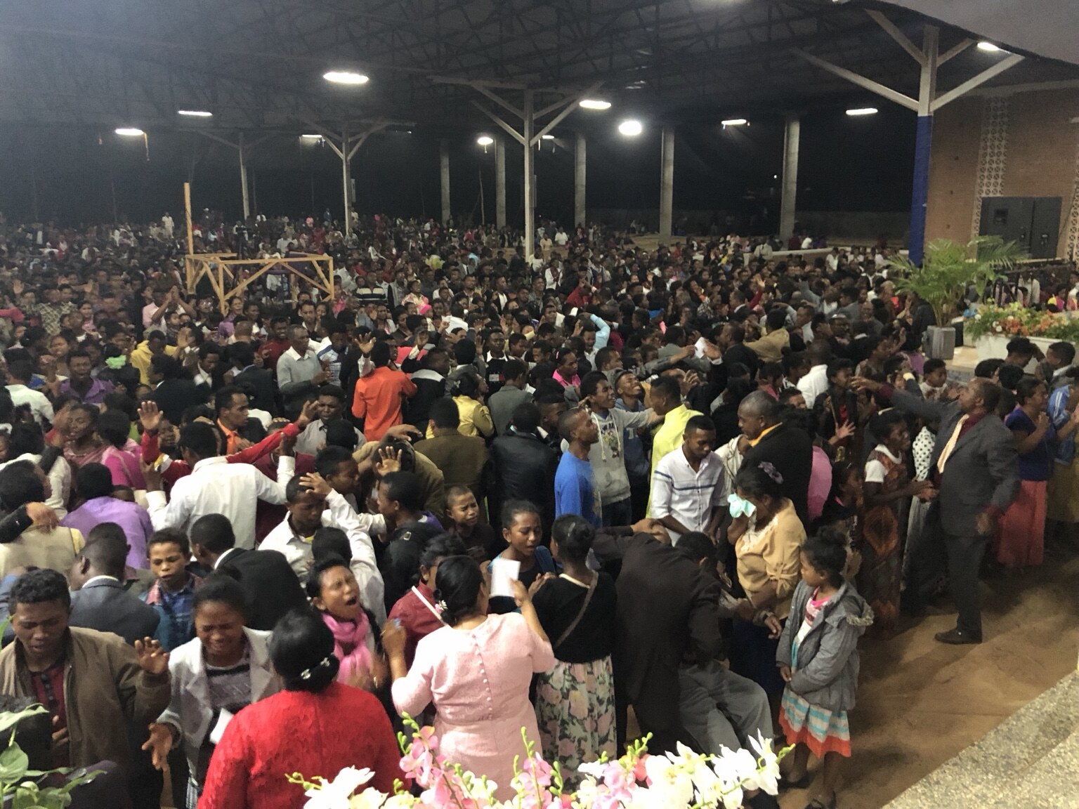 A large ministry gathering in Madagascar
